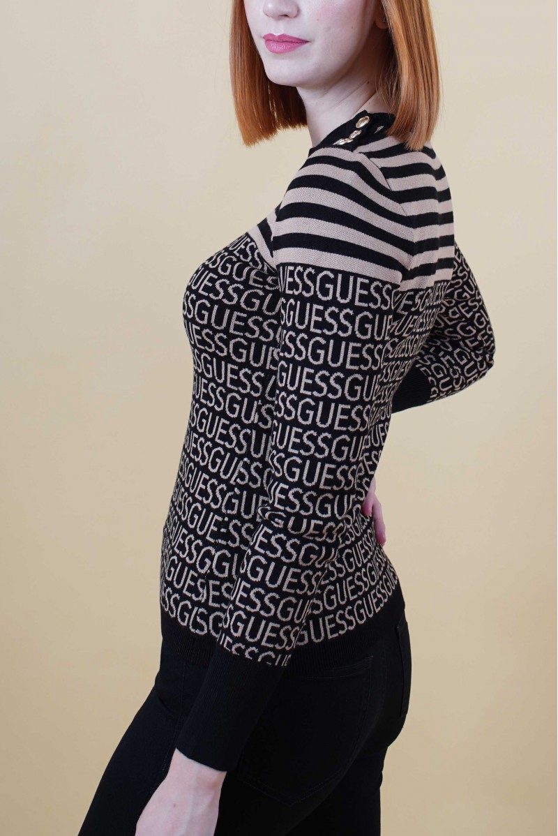 GUESS MAGLIA GIROCOLLO JEANSERIA