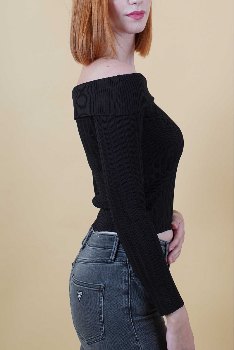GUESS MAGLIA COLLO ANELLO JEANSERIA
