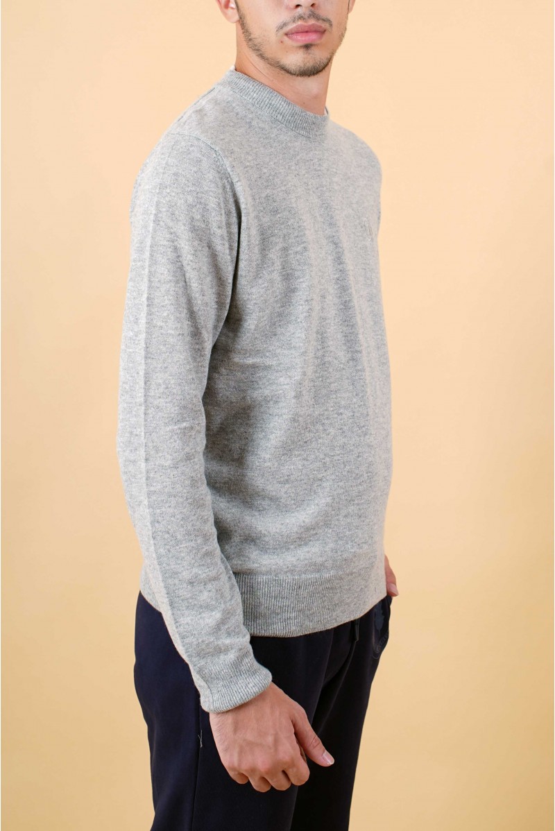 TRUSSARDI MAGLIA GIROCOLLO JEANSERIA