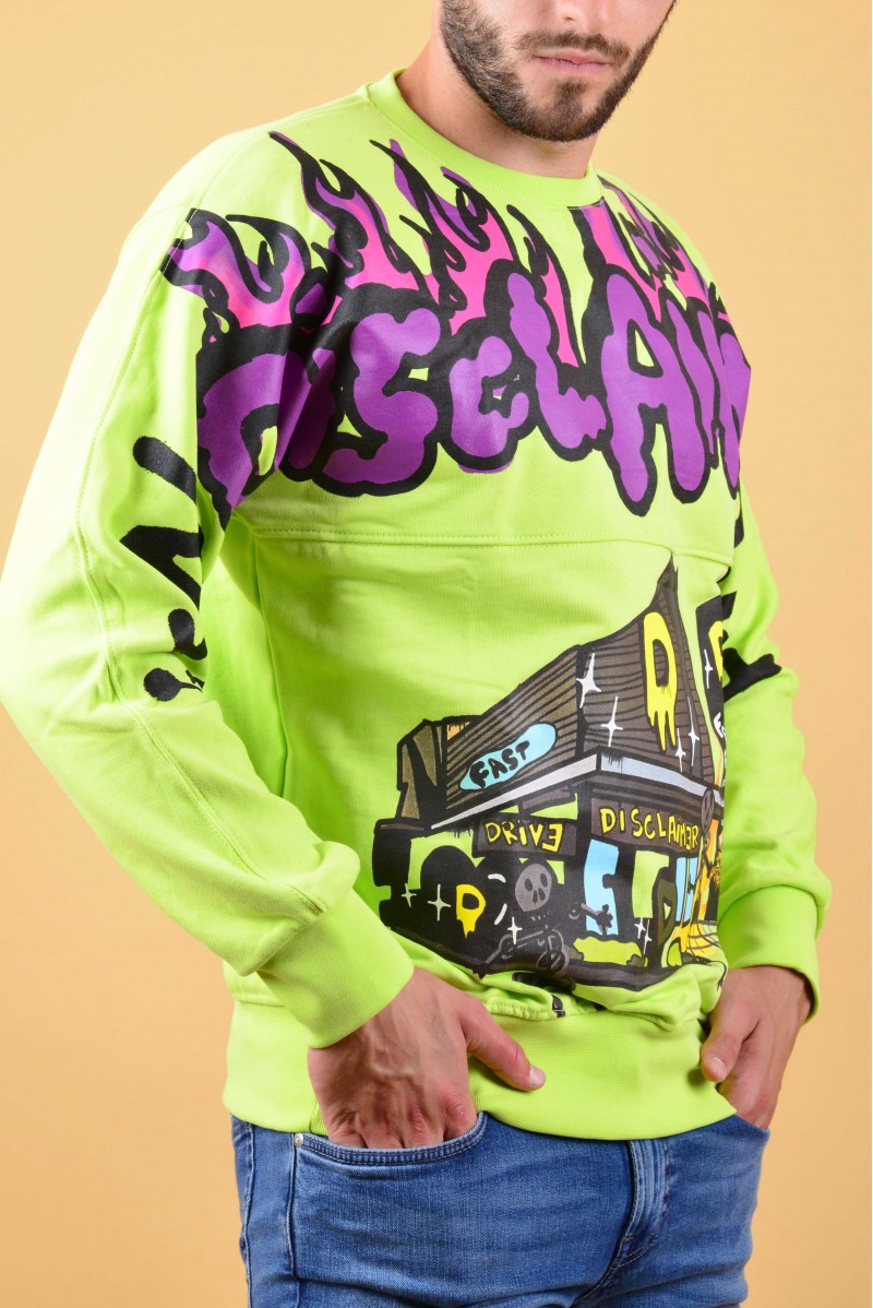 DISCLAIMER FELPA GIROCOLLO CASUAL