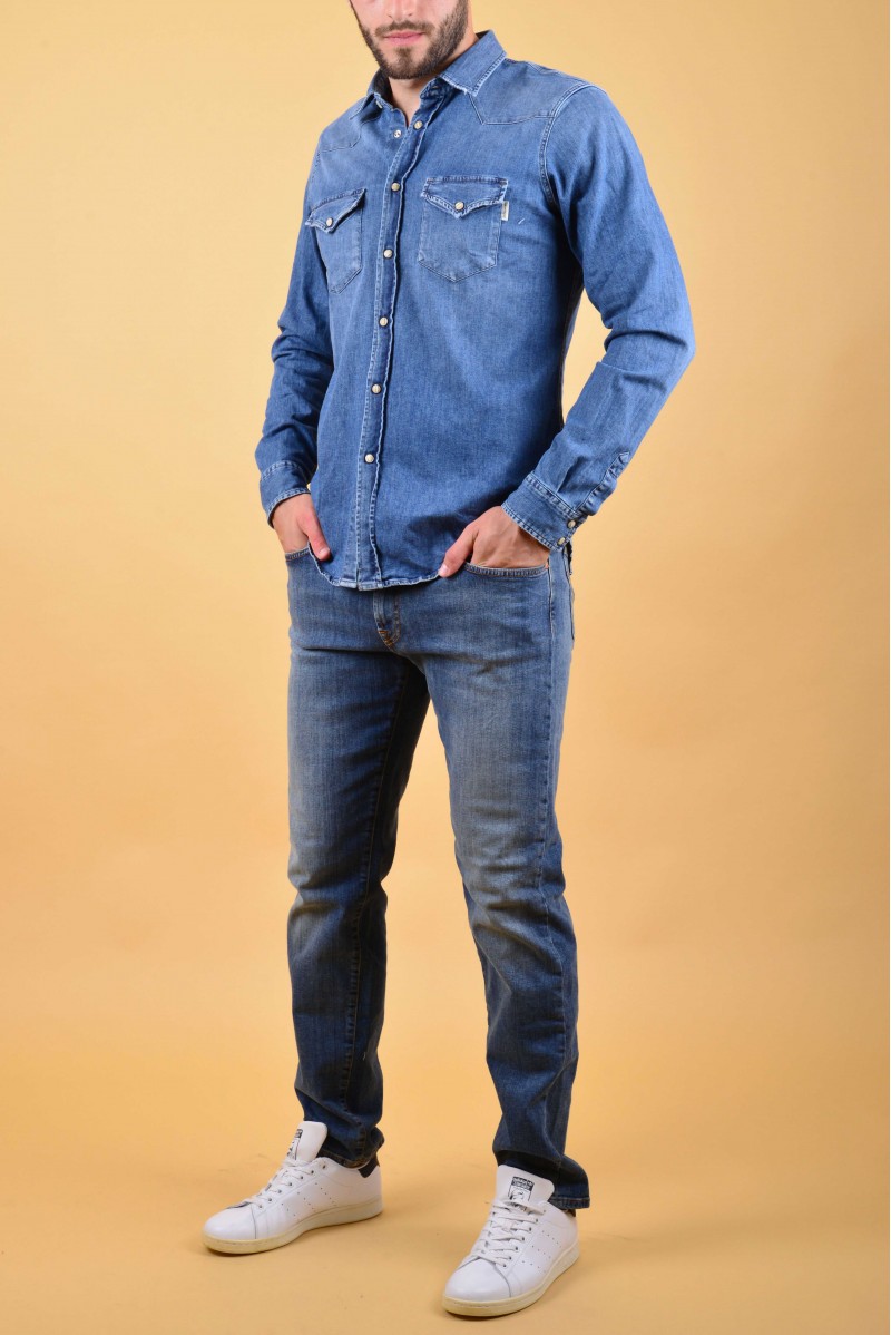 ROY ROGERS CAMICIA JEANS ML JEANSERIA
