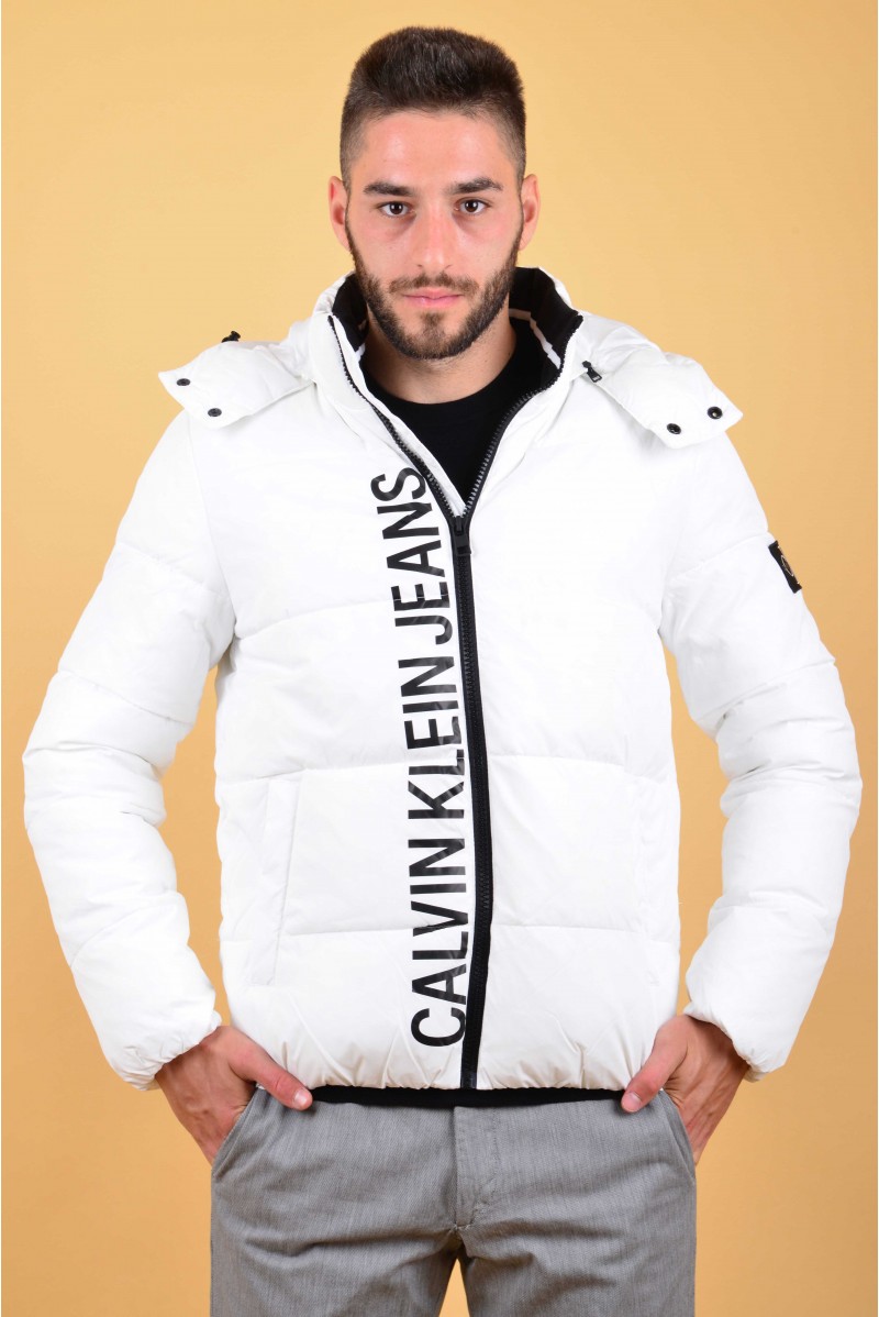 CALVIN KLEIN GIUBBOTTO CON CAPPUCCIO JEANSERIA