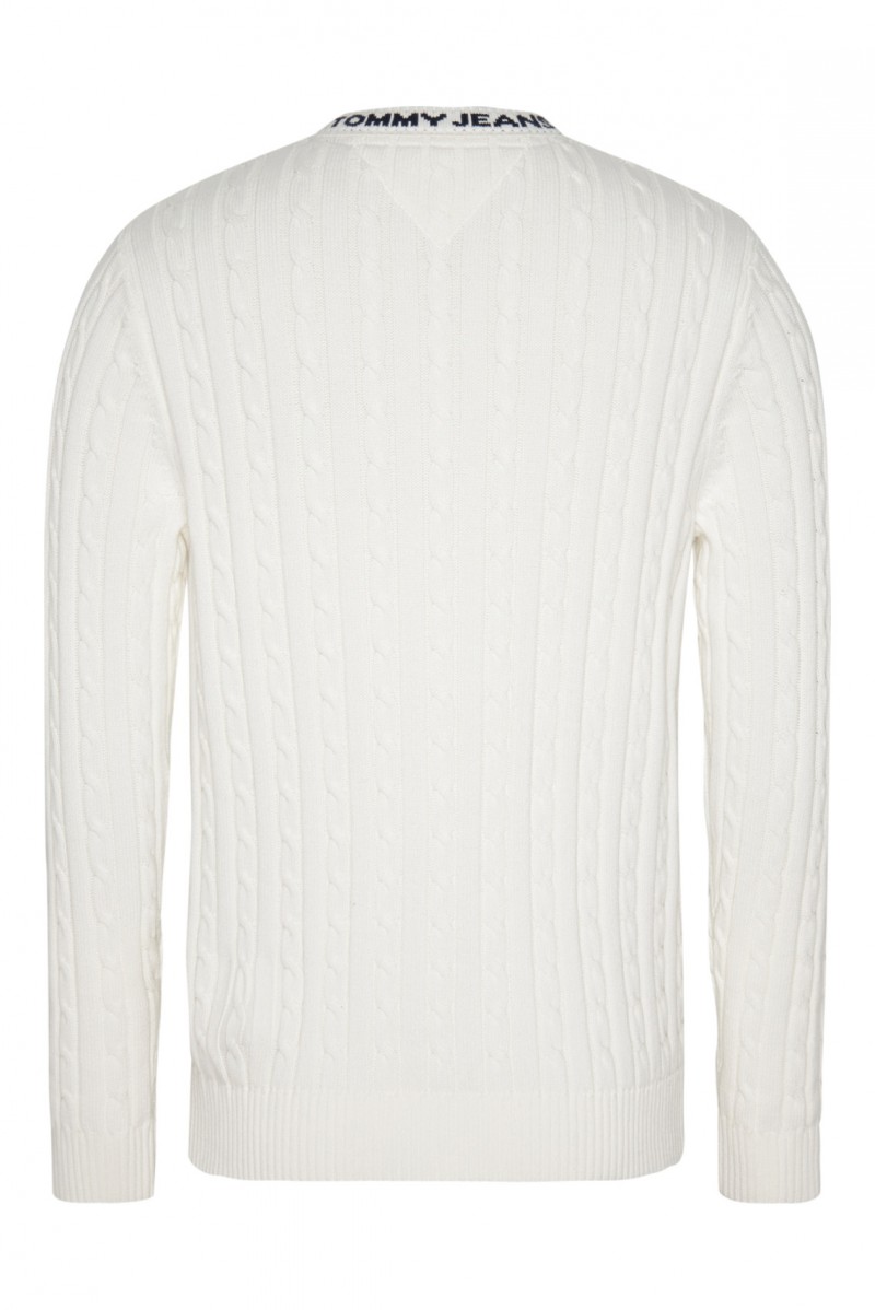 TOMMY HILFIGER MAGLIA GIROCOLLO JEANSERIA