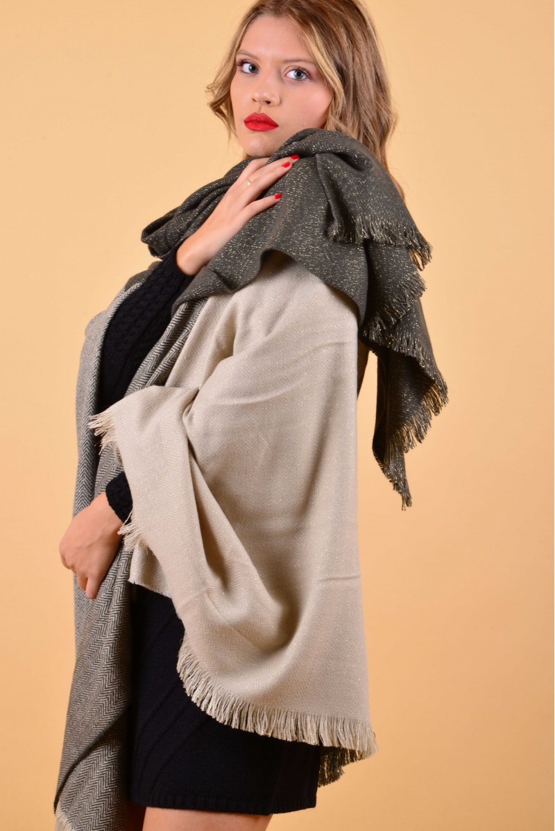 ELENA MIRO SCIARPE PONCHO CONFORMATO