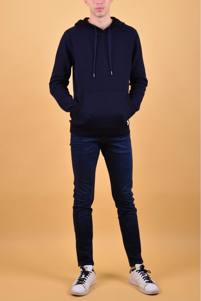 JACK & JONES FELPA CAPPUCCIO CASUAL