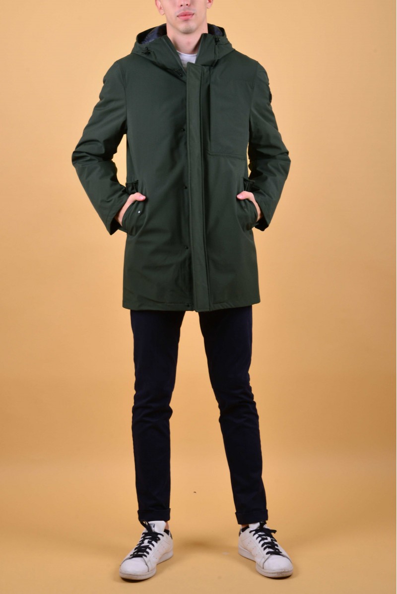 MANUEL RITZ GIUBBOTTO CON CAPPUCCIO CASUAL