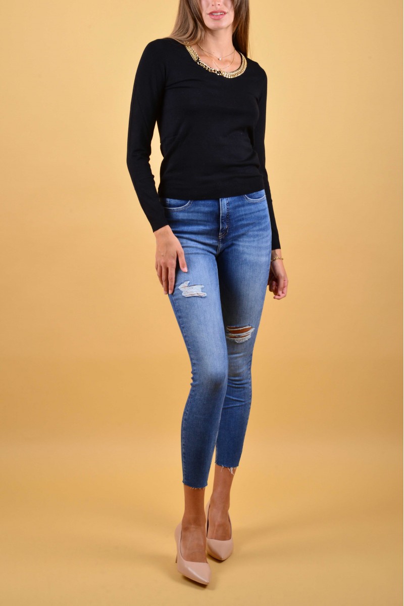 LIU JO MAGLIA GIROCOLLO CASUAL