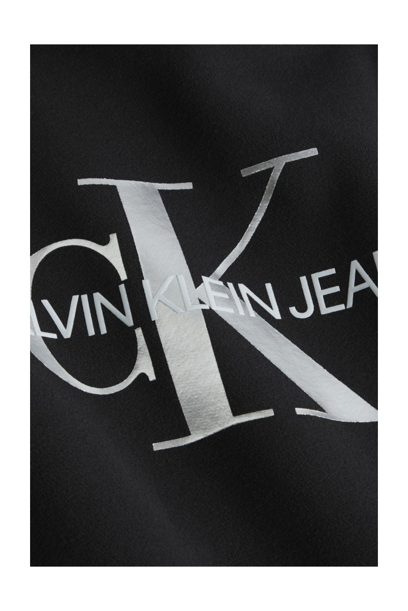 CALVIN KLEIN FELPA CAPPUCCIO JEANSERIA
