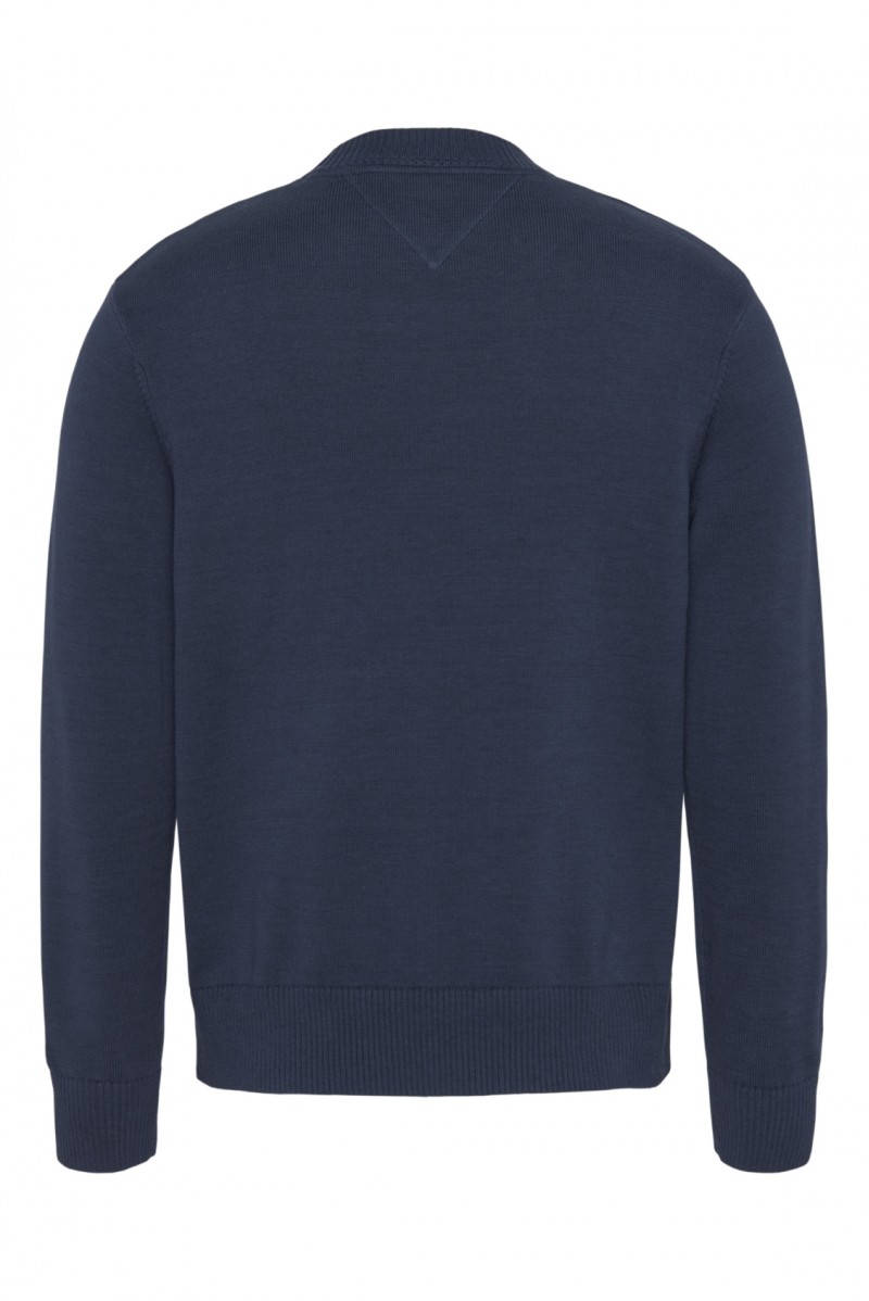 TOMMY HILFIGER MAGLIA GIROCOLLO JEANSERIA
