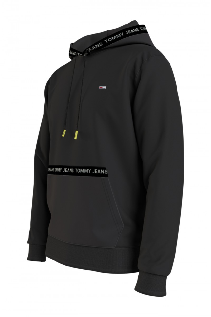 TOMMY HILFIGER FELPA CAPPUCCIO JEANSERIA