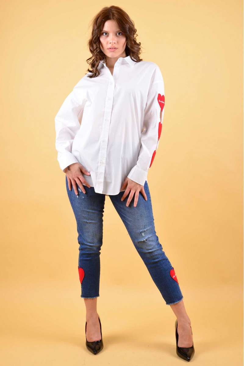 LOVE MOSCHINO CAMICIA ML CASUAL