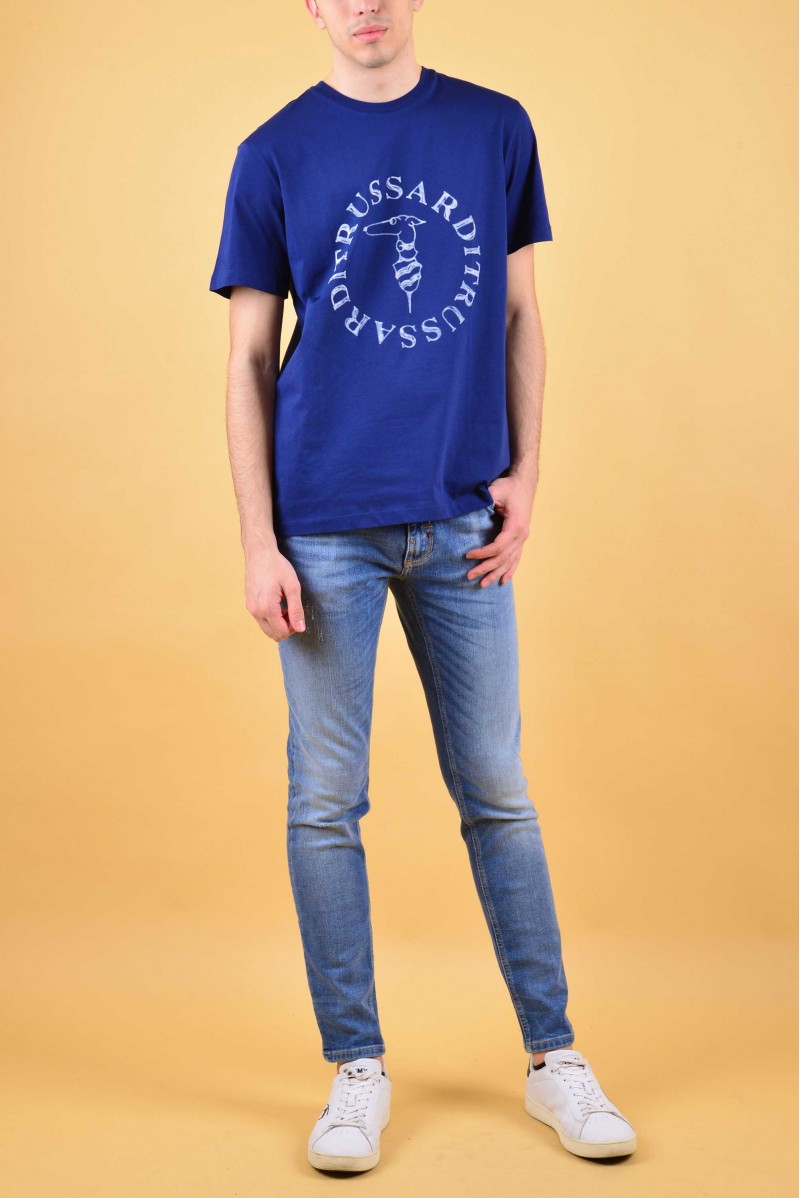 TRUSSARDI T-SHIRT MM JEANSERIA
