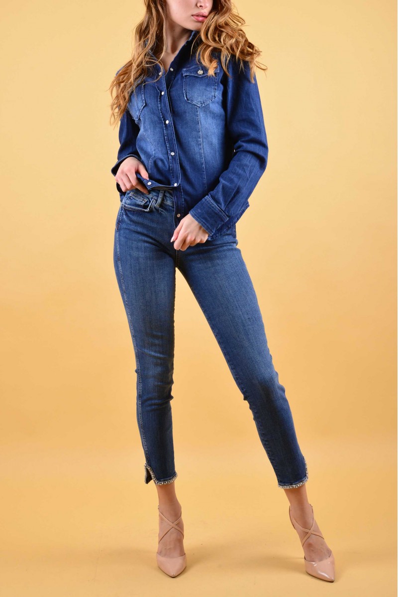 LIU JO CAMICIA JEANS ML JEANSERIA