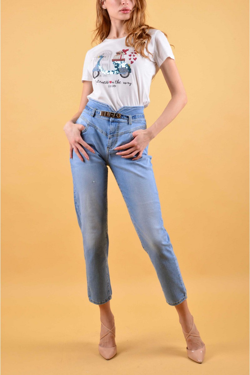 LIU JO T-SHIRT MM JEANSERIA