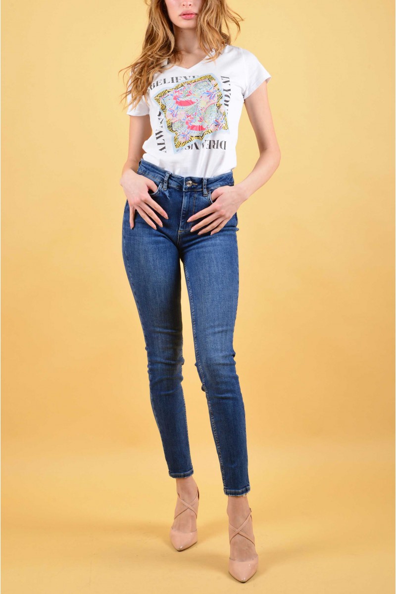LIU JO T-SHIRT MM JEANSERIA