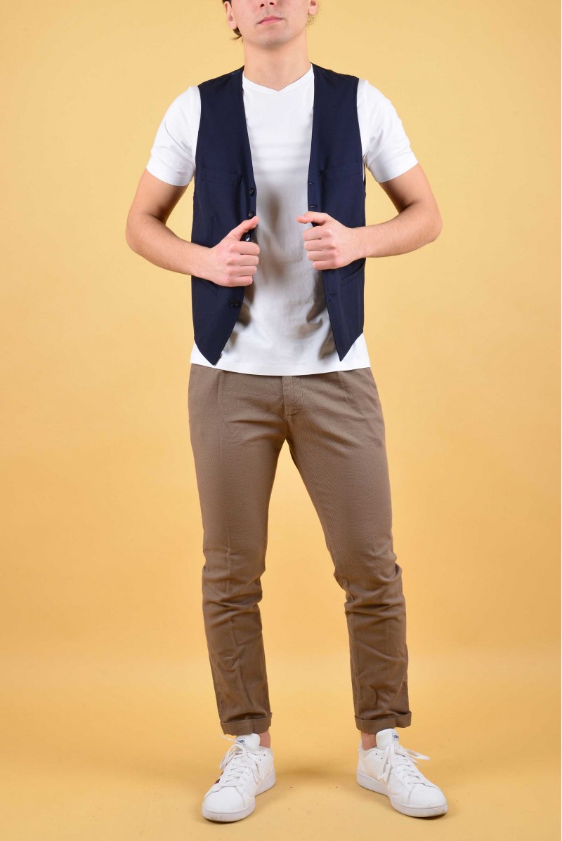 OFFICINA36 GILET BOTTONI CASUAL