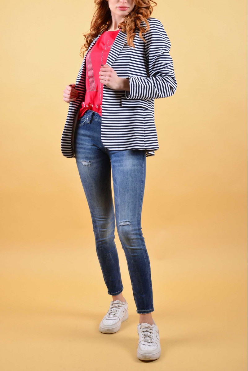 LIU JO GIACCA MAGLIA JEANSERIA