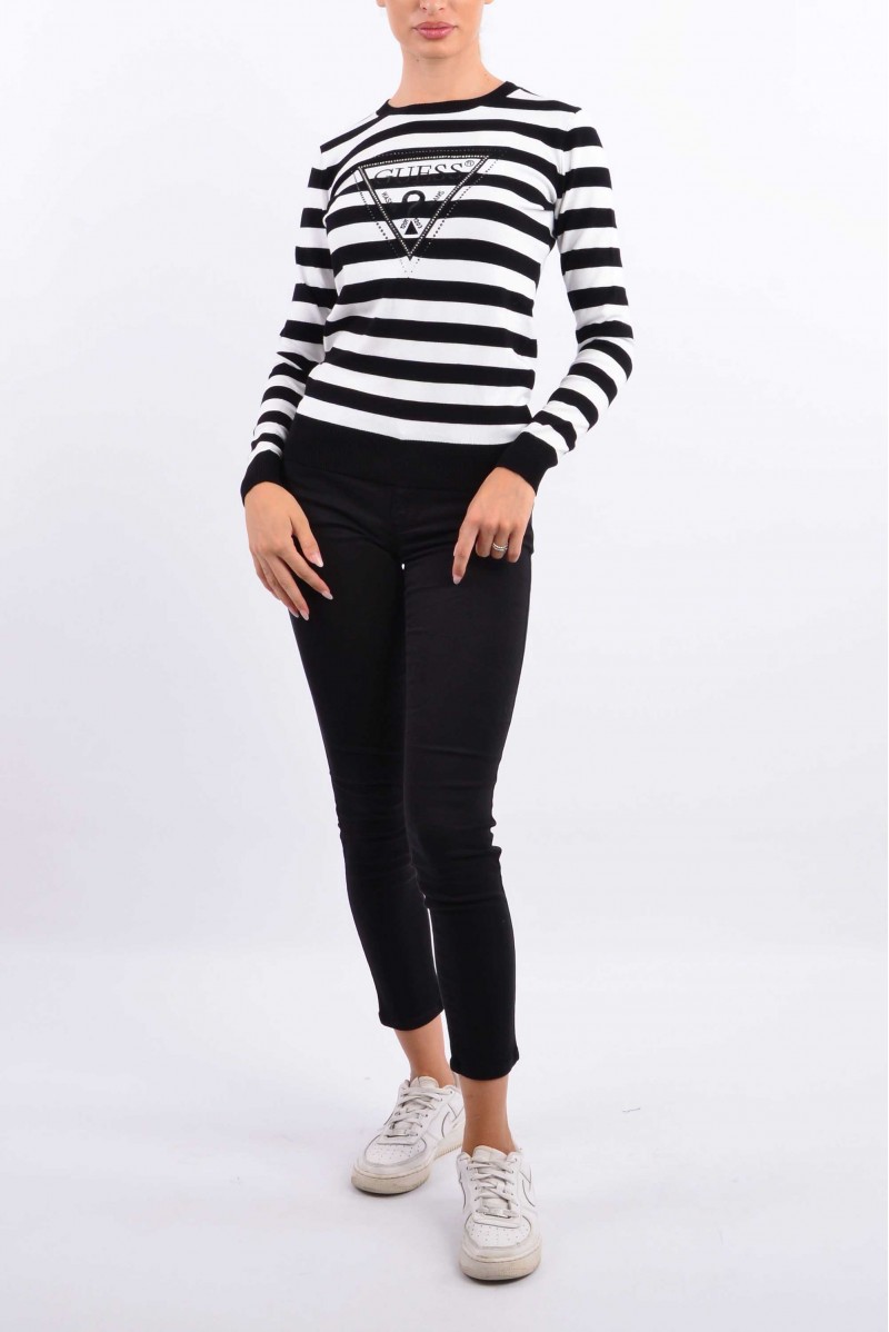 GUESS MAGLIA GIROCOLLO JEANSERIA