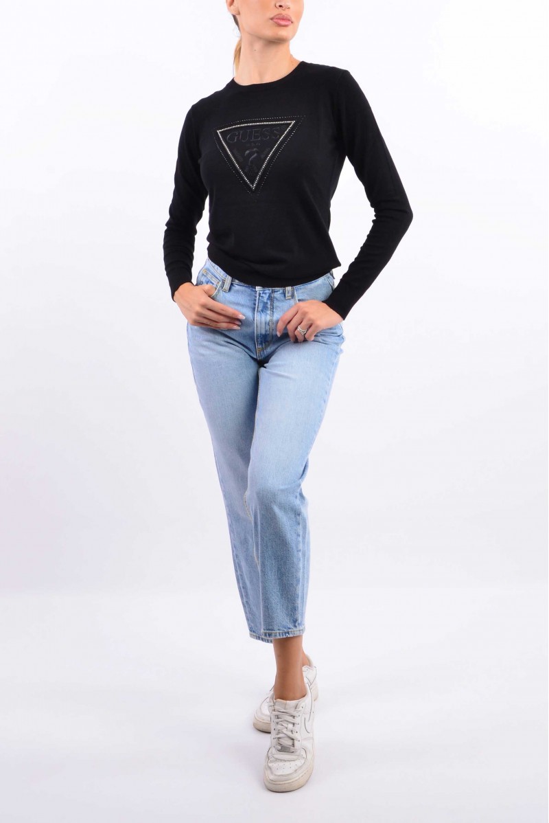 GUESS MAGLIA GIROCOLLO JEANSERIA