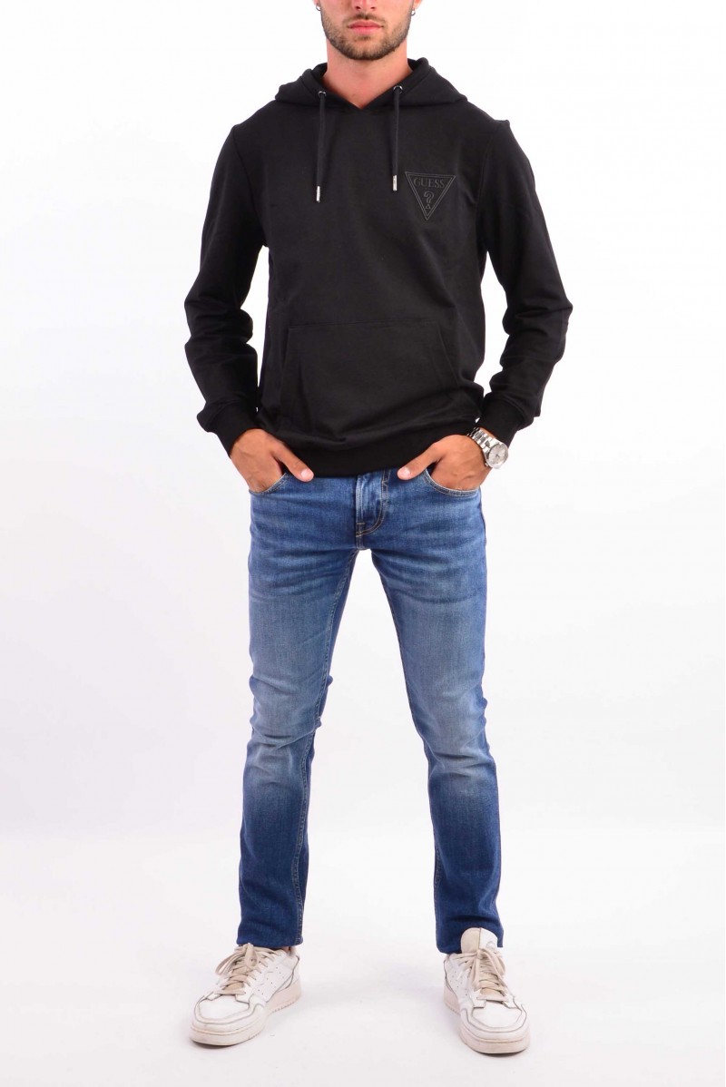 GUESS FELPA CAPPUCCIO JEANSERIA