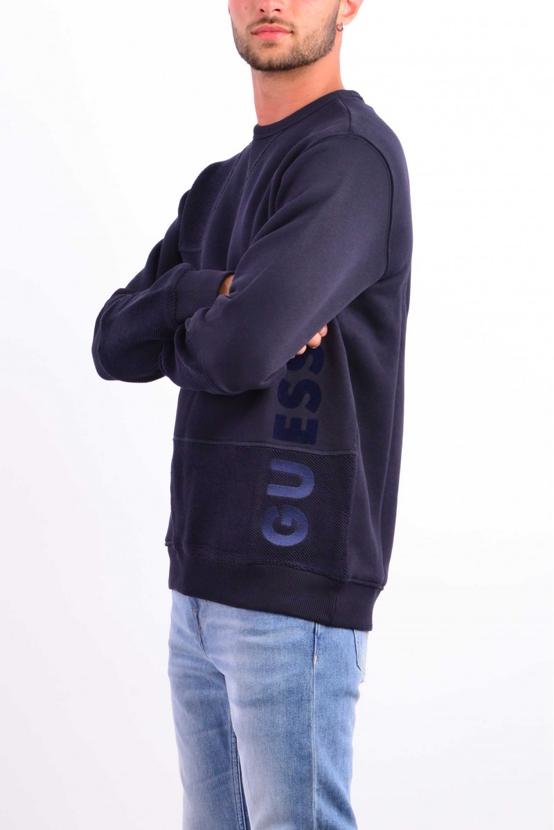 GUESS FELPA GIROCOLLO JEANSERIA