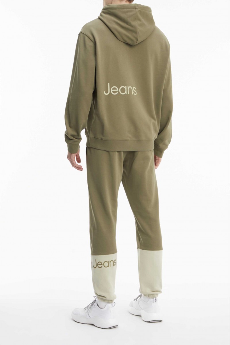 CALVIN KLEIN JEANS FELPA CAPPUCCIO JEANSERIA