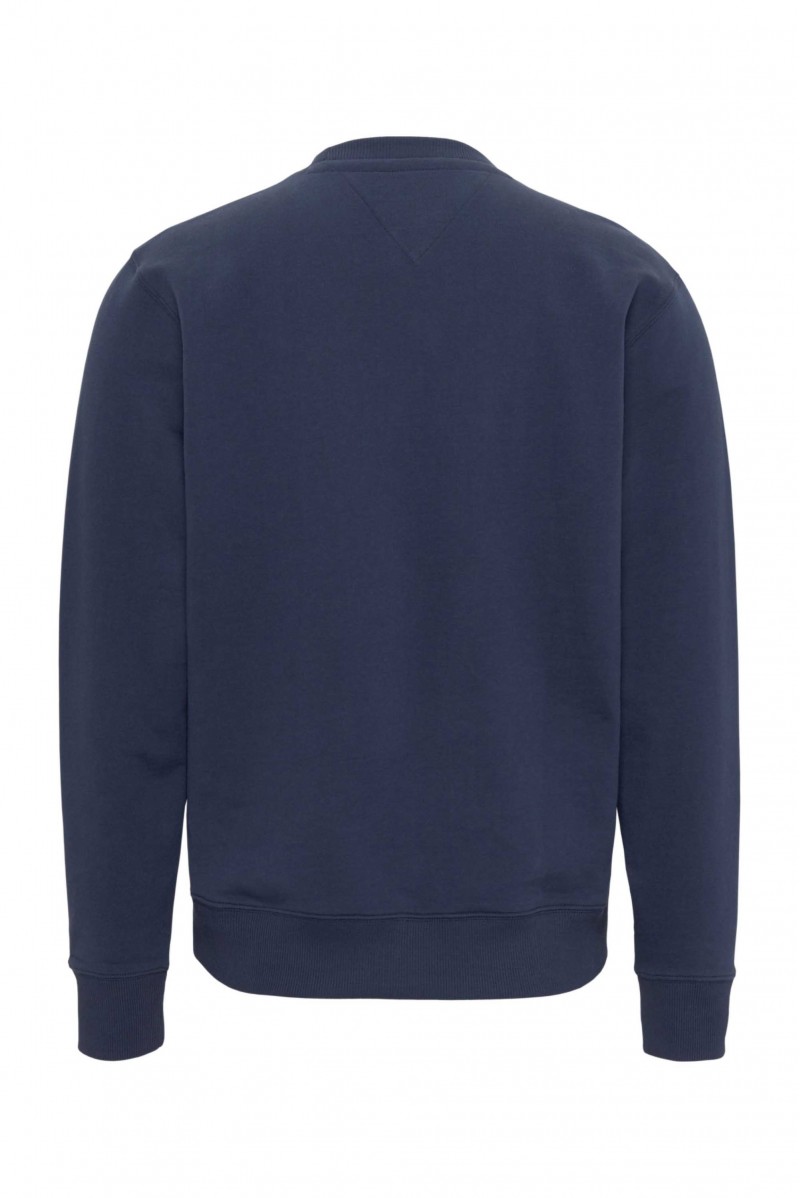 TOMMY HILFIGER FELPA GIROCOLLO JEANSERIA