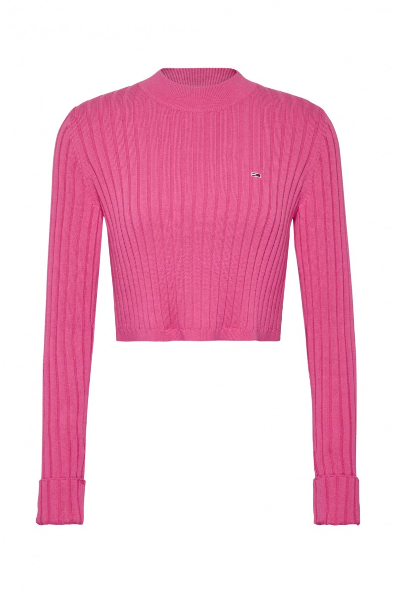 TOMMY HILFIGER MAGLIA GIROCOLLO JEANSERIA