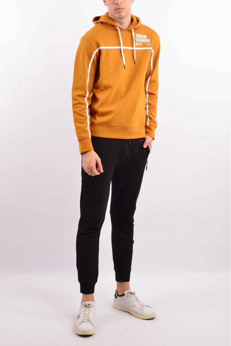 ARMANI EXCHANGE FELPA CAPPUCCIO CASUAL