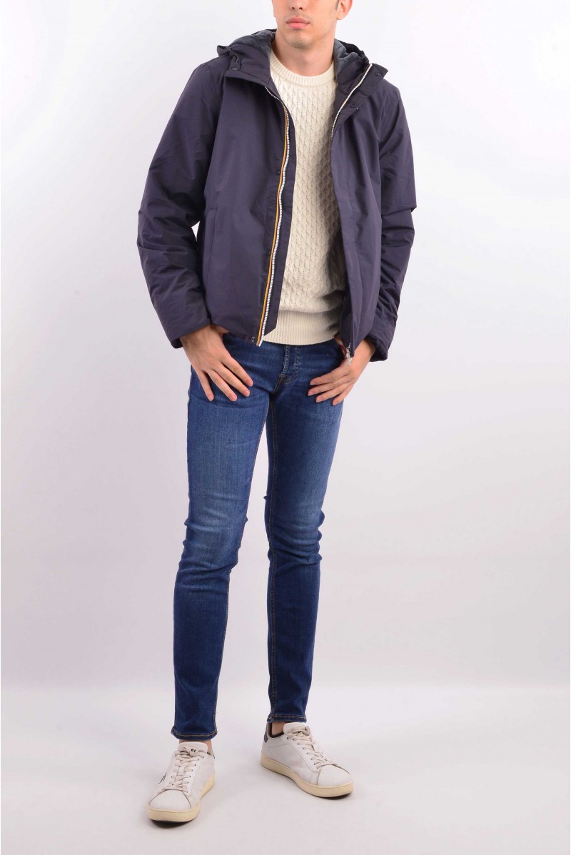 K.WAY GIUBBOTTO CON CAPPUCCIO CASUAL
