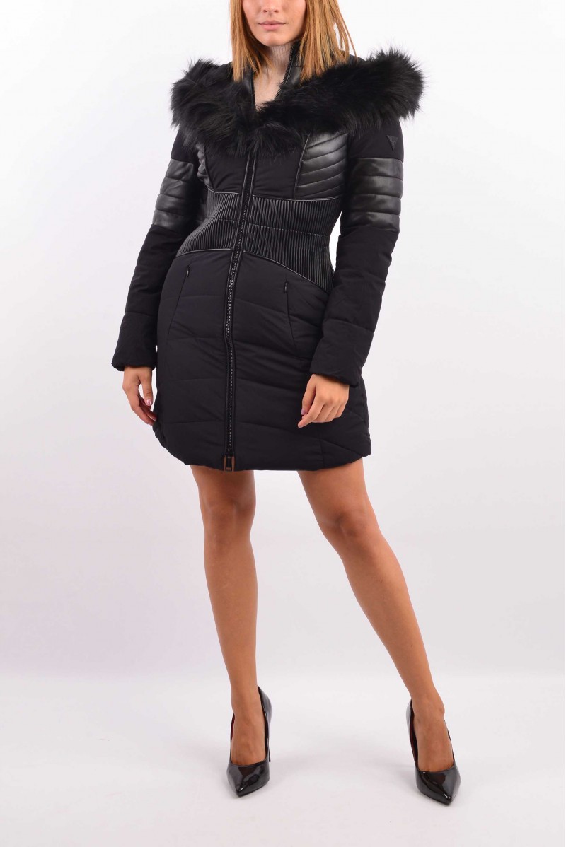GUESS GIUBBOTTO CON CAPPUCCIO JEANSERIA