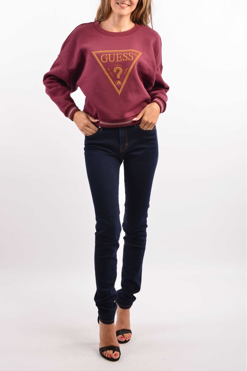 GUESS FELPA GIROCOLLO JEANSERIA
