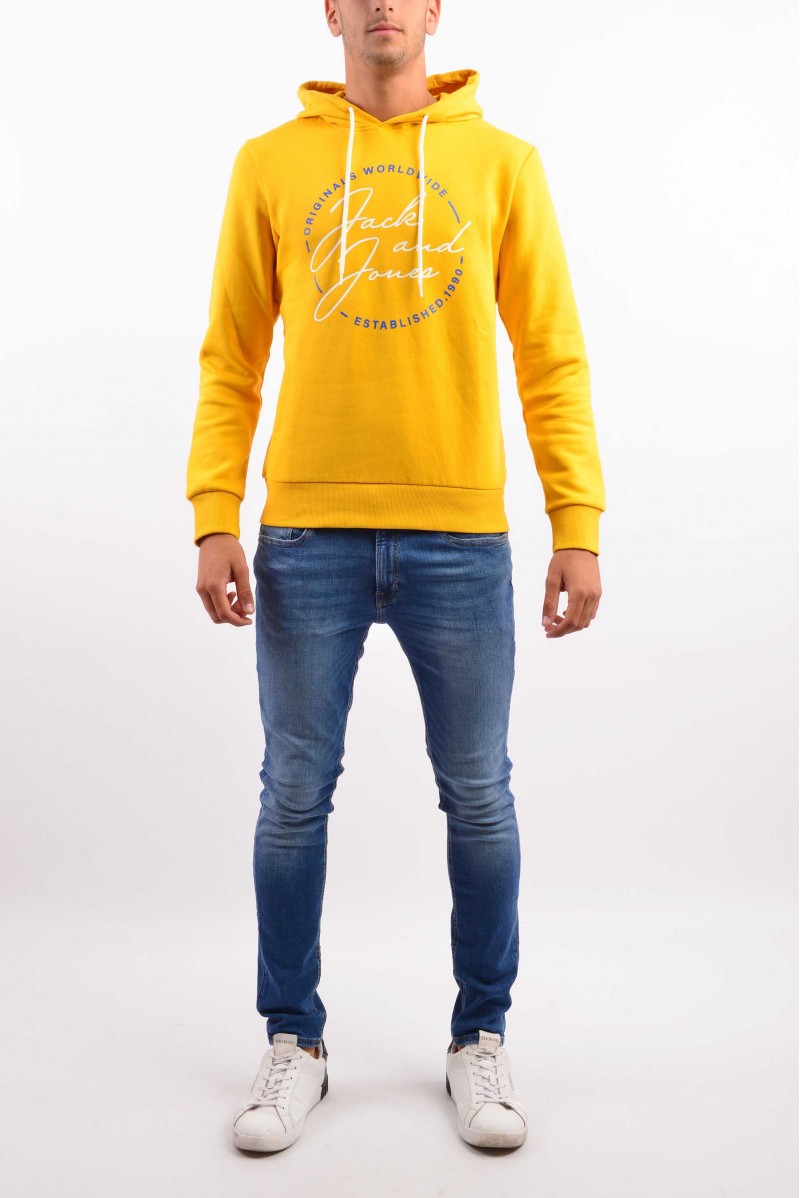 JACK & JONES FELPA CAPPUCCIO CASUAL