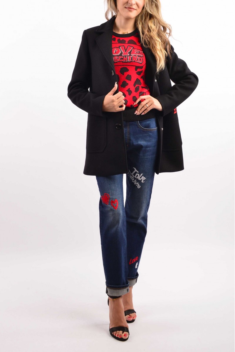 LOVE MOSCHINO GIACCONE SENZA CAPPUCCIO CASUAL