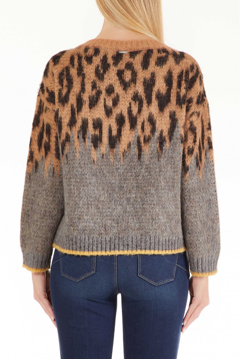 LIU JO MAGLIA GIROCOLLO JEANSERIA