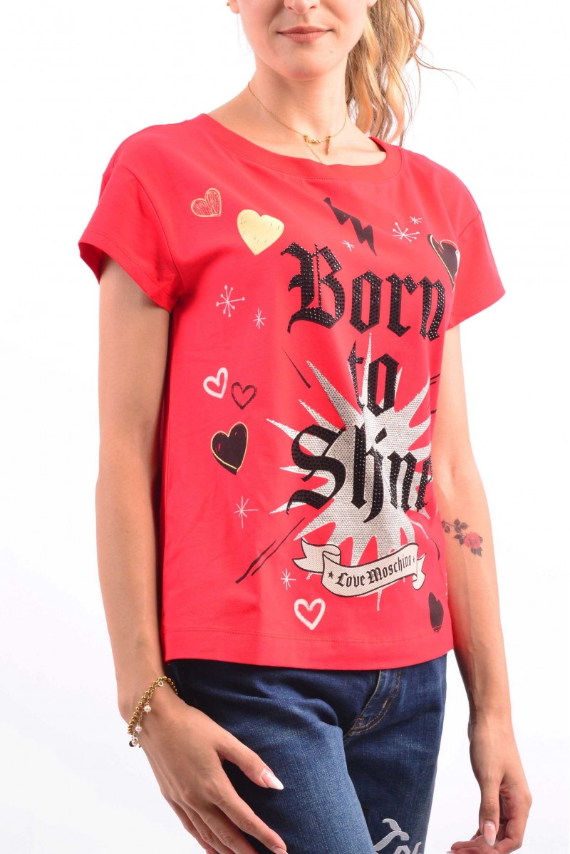 LOVE MOSCHINO T-SHIRT MM...