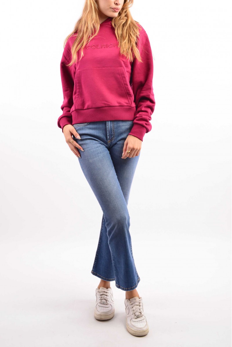 WOOLRICH FELPA CAPPUCCIO CASUAL