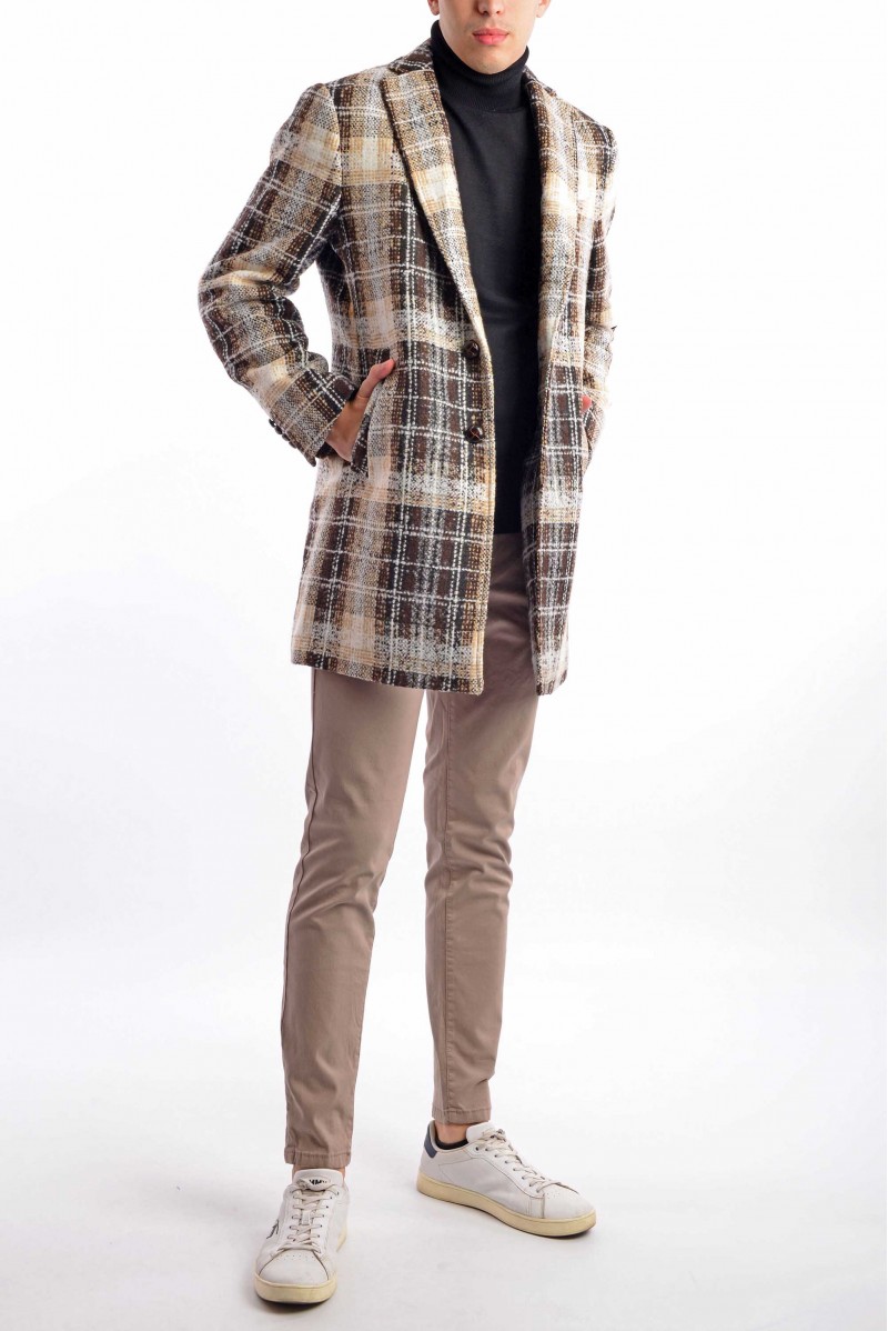 SSEINSE CAPPOTTO BOTTONI CASUAL