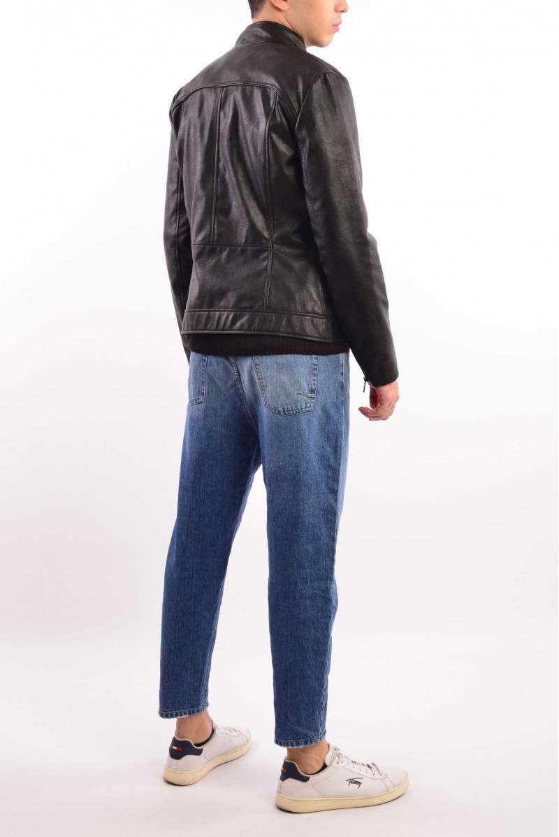 TRUSSARDI GIUBBOTTO MOTOCICLISTA JEANSERIA