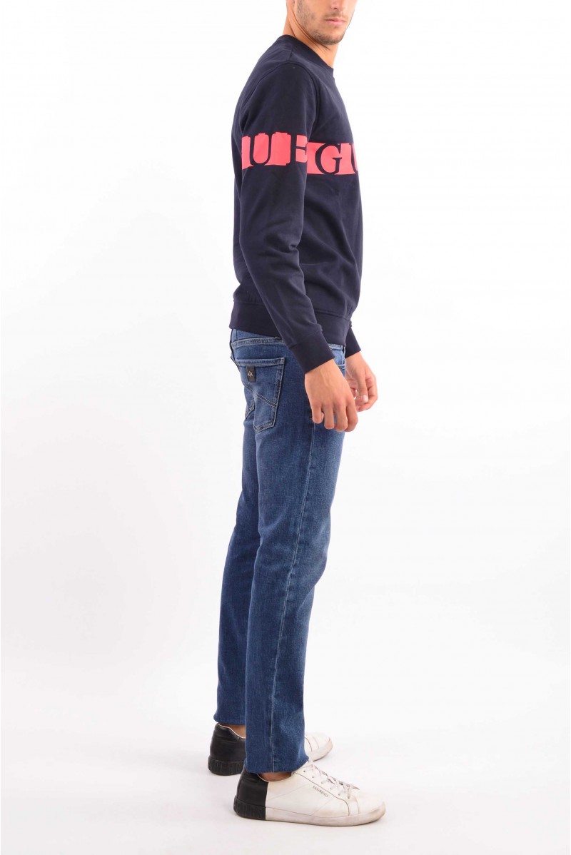 GUESS FELPA GIROCOLLO JEANSERIA