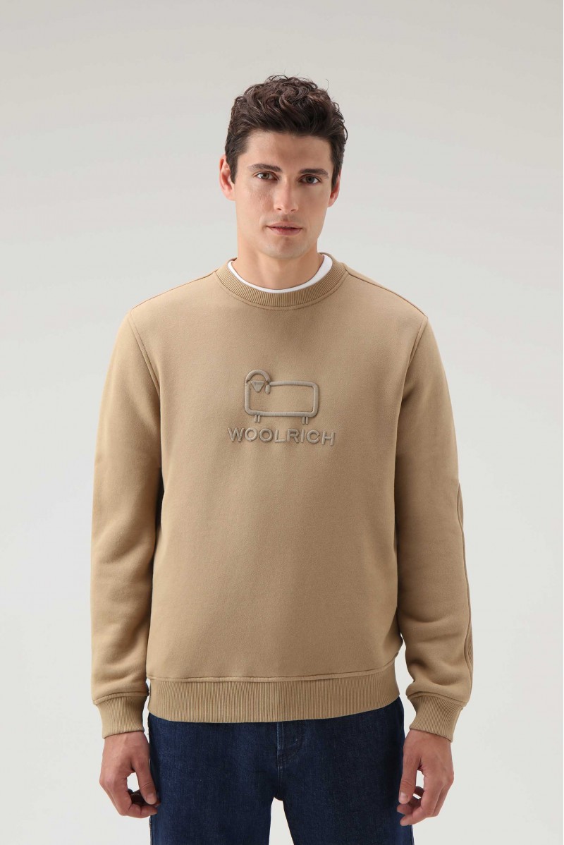 WOOLRICH FELPA GIROCOLLO CASUAL