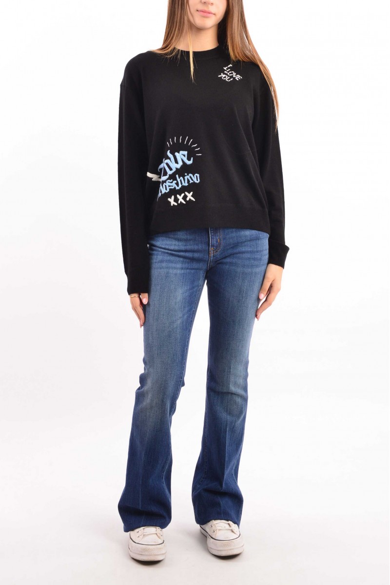 LOVE MOSCHINO MAGLIA GIROCOLLO CASUAL