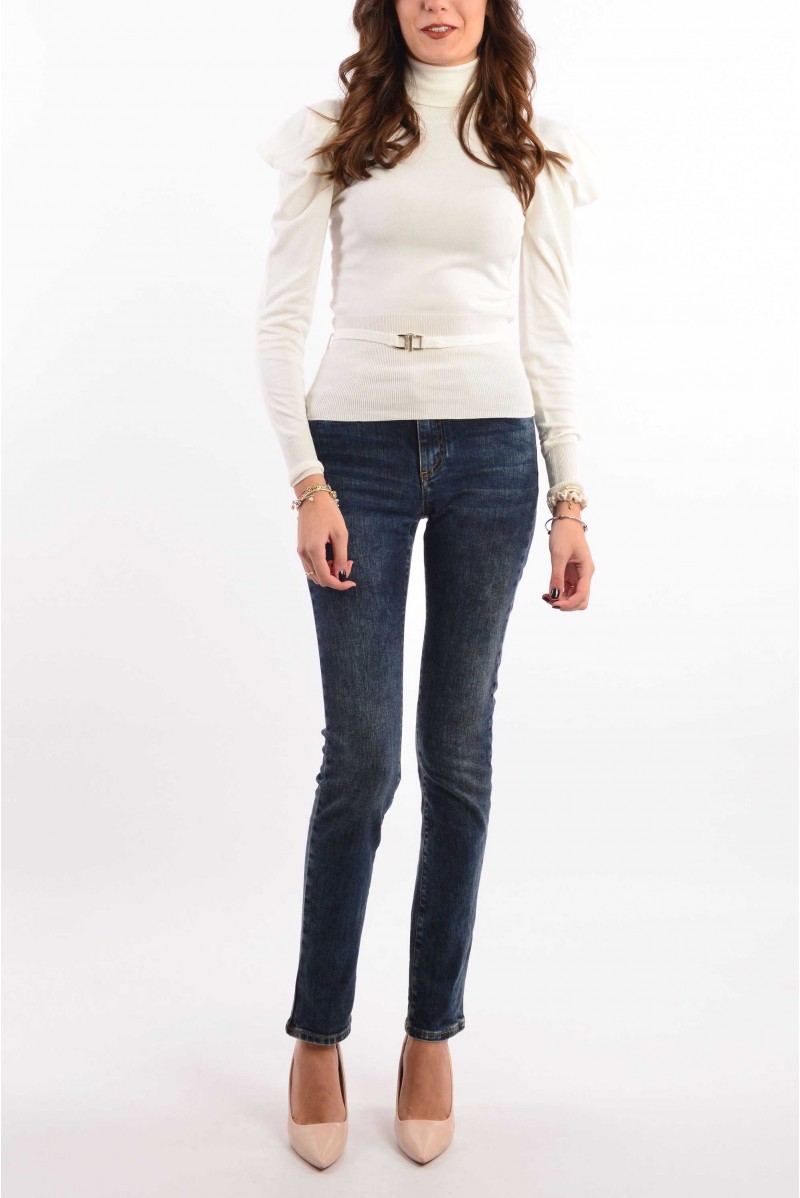LIU JO MAGLIA COLLO ALTO CASUAL