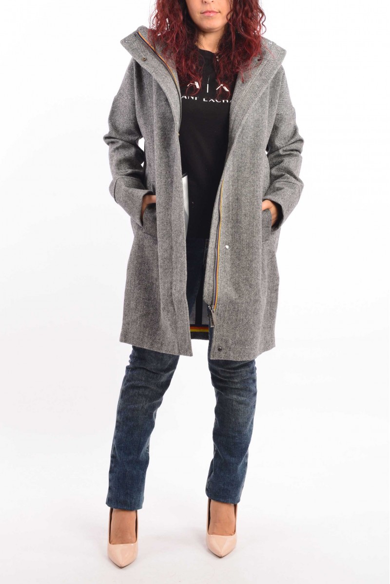 K.WAY GIACCONE CON CAPPUCCIO CASUAL