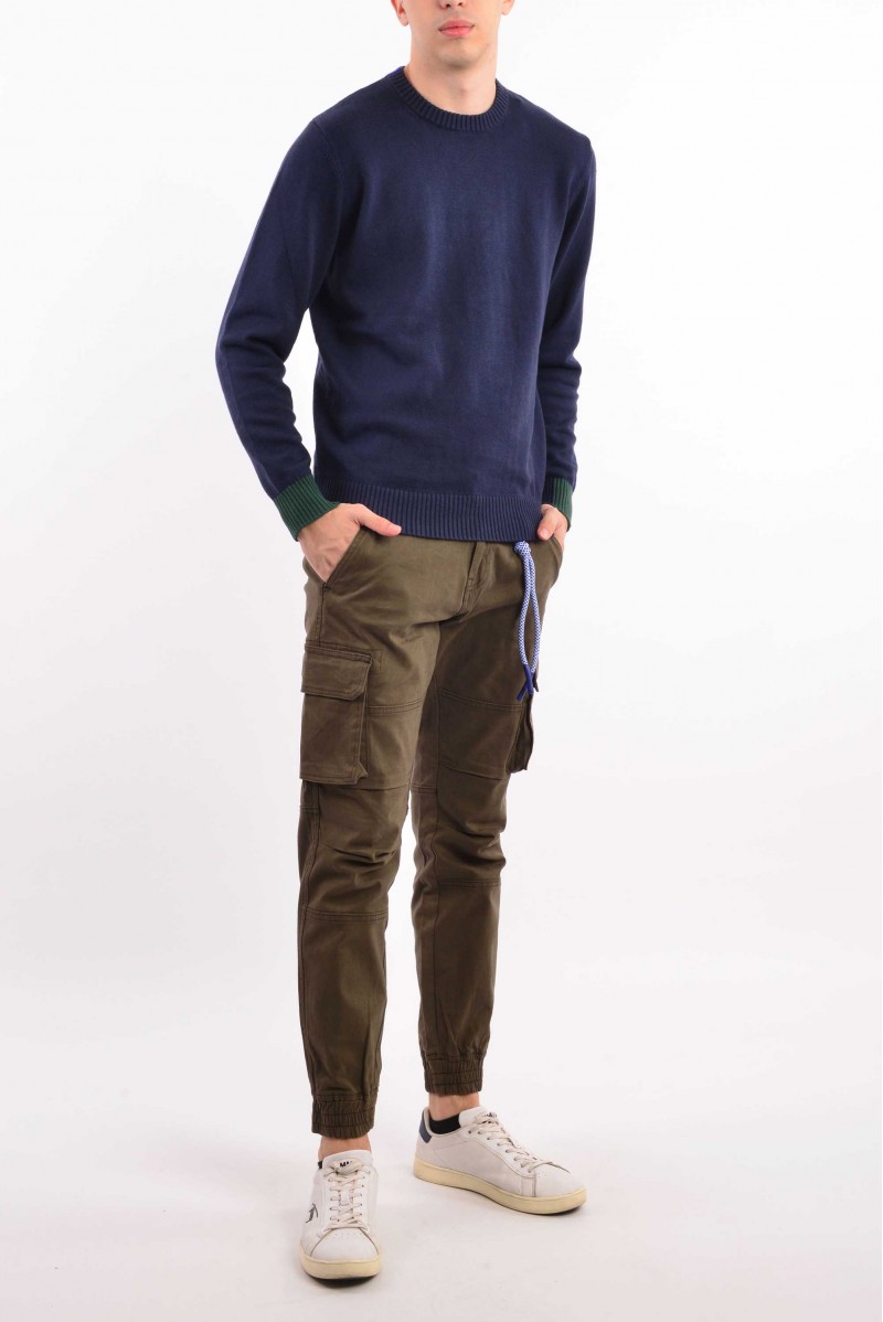 GAS MAGLIA GIROCOLLO JEANSERIA