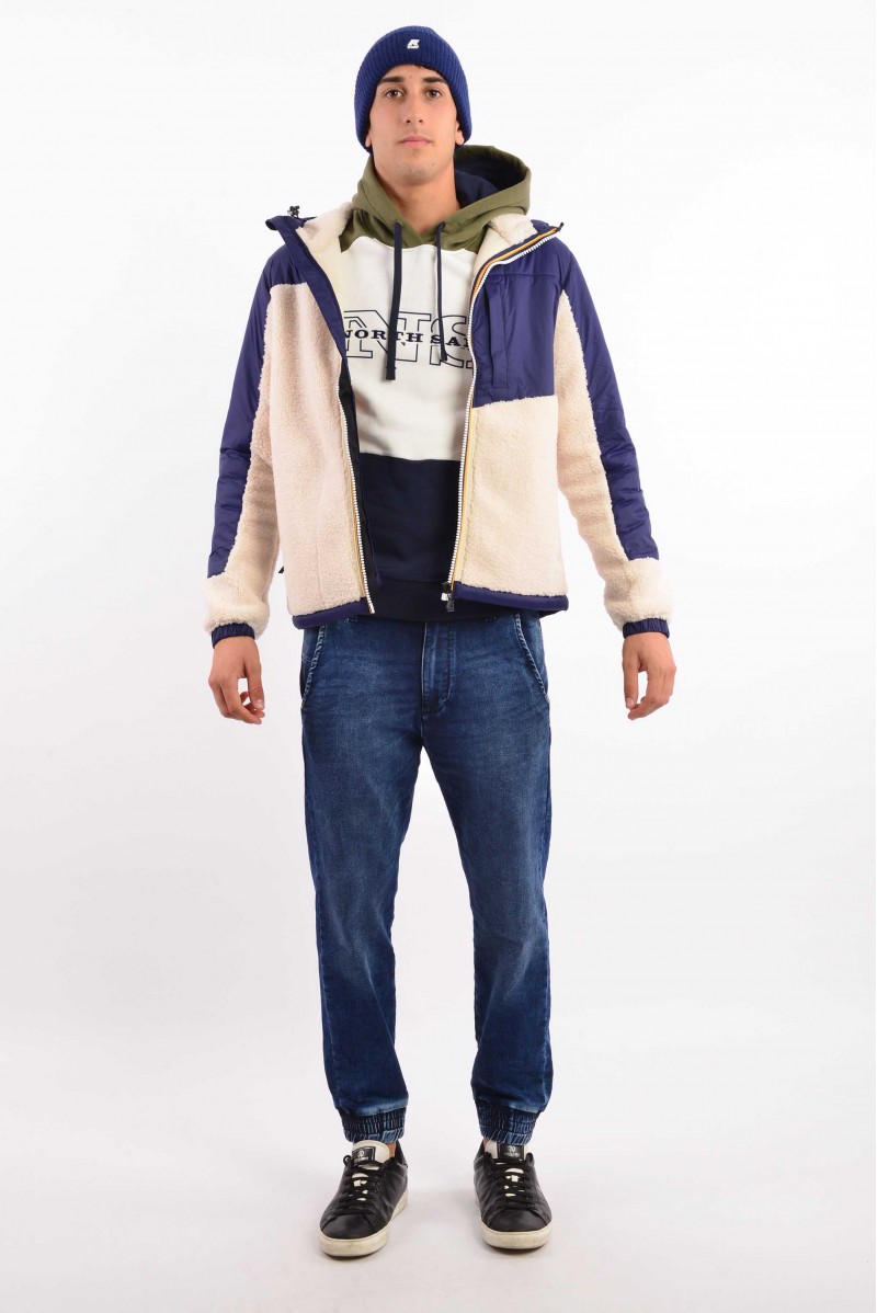 K.WAY GIUBBOTTO CON CAPPUCCIO CASUAL