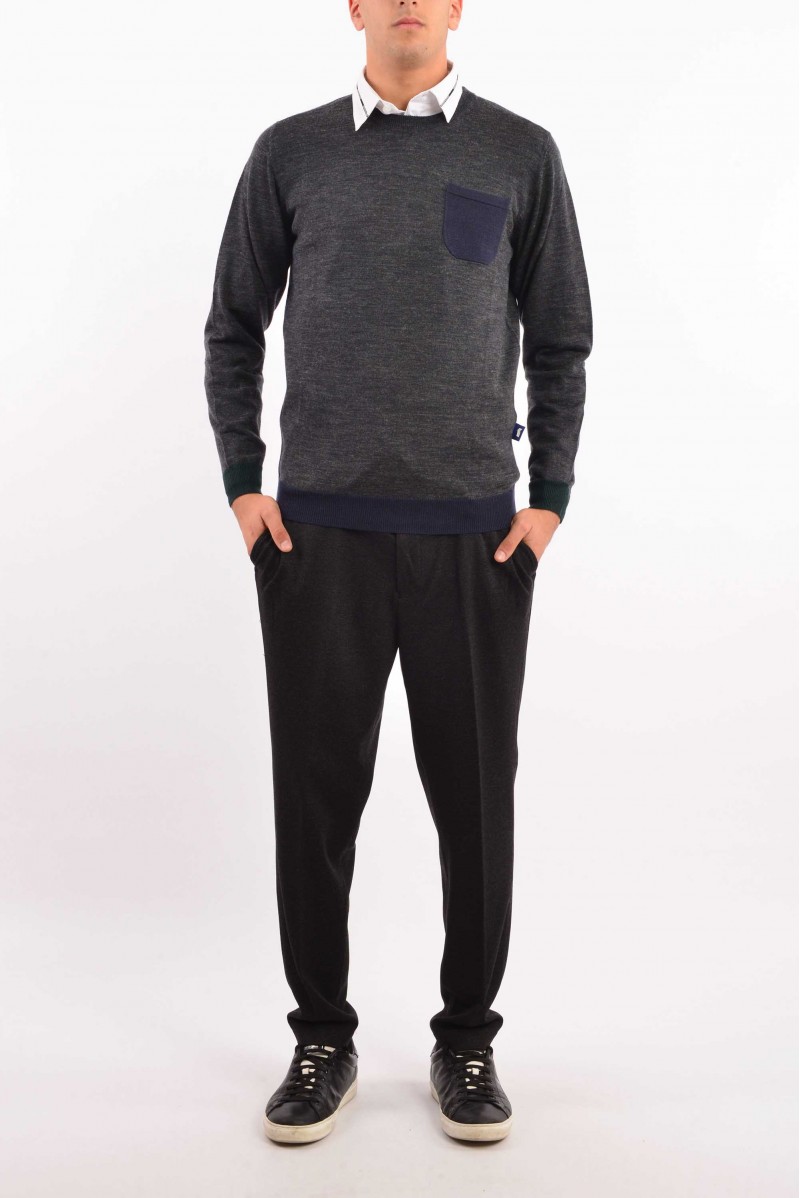 GAS MAGLIA GIROCOLLO JEANSERIA
