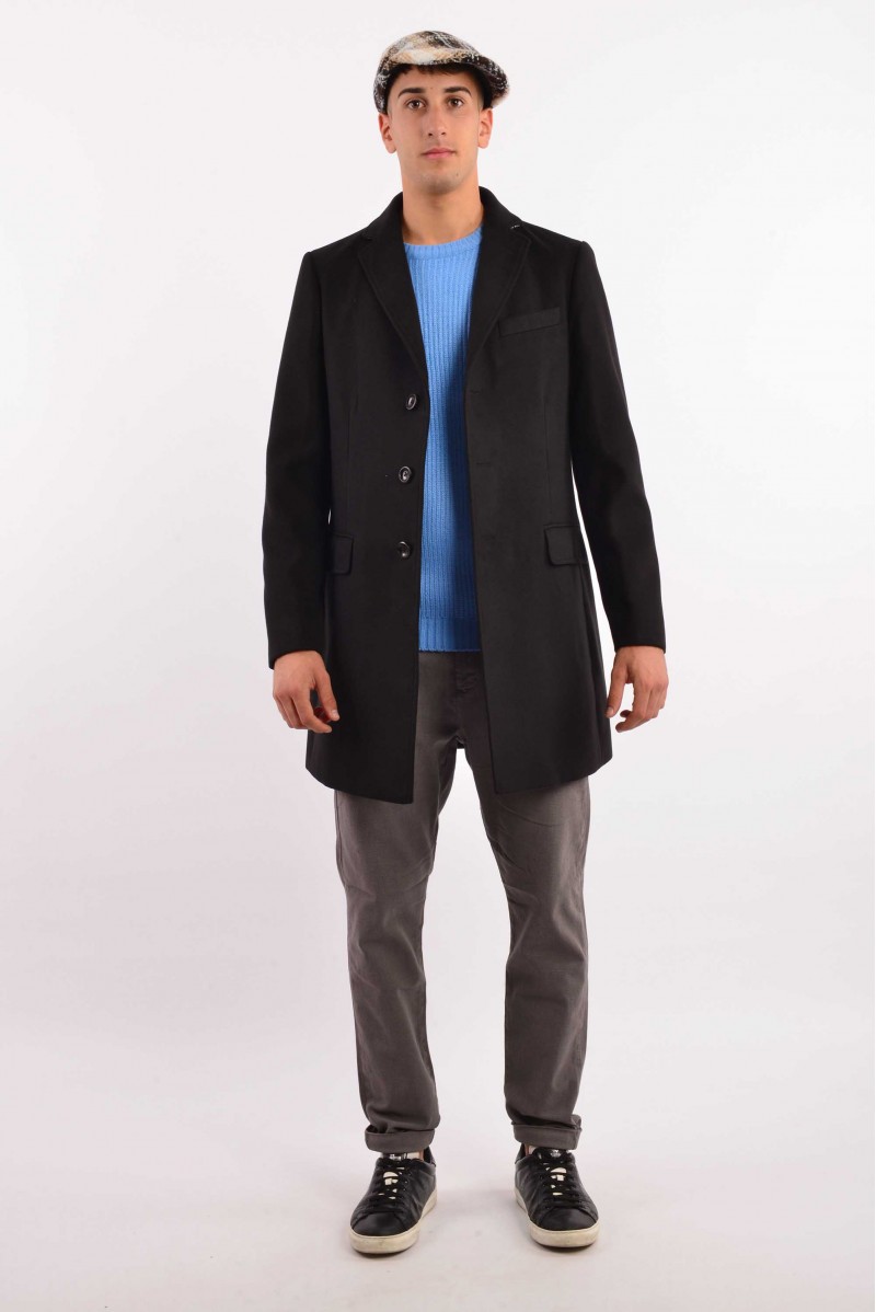 SSEINSE CAPPOTTO BOTTONI CASUAL