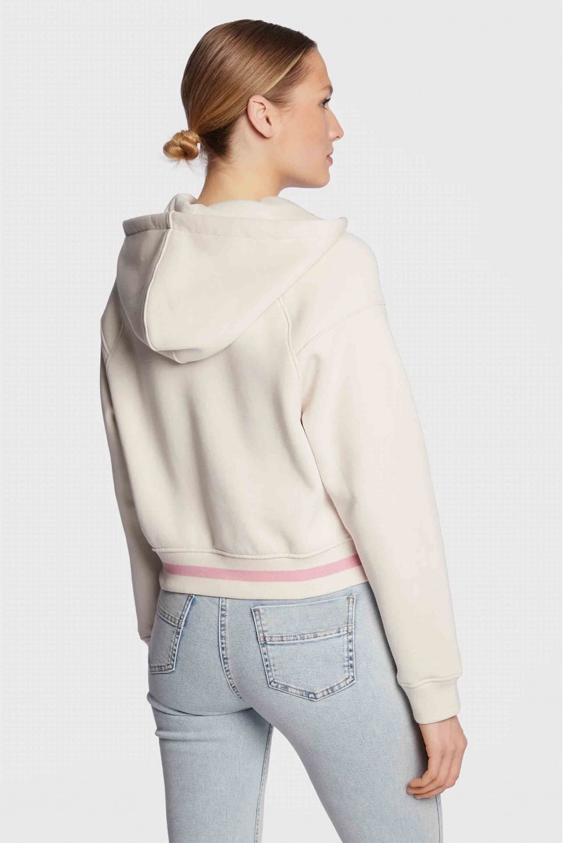 GUESS FELPA CAPPUCCIO JEANSERIA