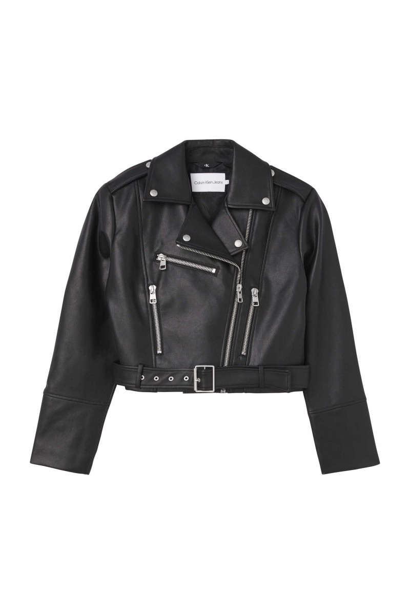 CALVIN KLEIN JEANS GIUBBOTTO SIMILPELLE JEANSERIA